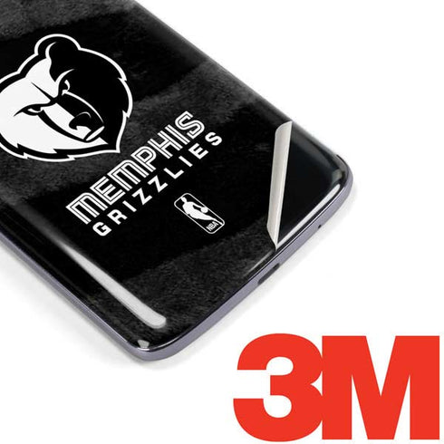NBA Memphis Grizzlies Black Animal Print Moto E5 Plus Skin