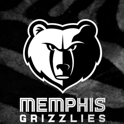 NBA Memphis Grizzlies Black Animal Print Moto G6 Skin