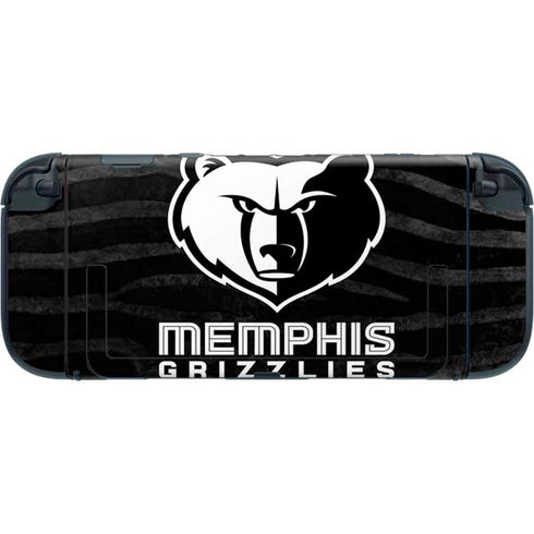 NBA Memphis Grizzlies Black Animal Print Nintendo Switch 2 (2025) with Joy-Con Skin