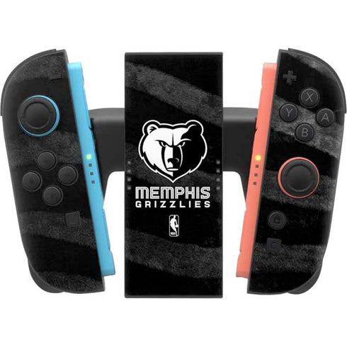 NBA Memphis Grizzlies Black Animal Print Nintendo Switch 2 (2025) Joy-Con Controller Skin
