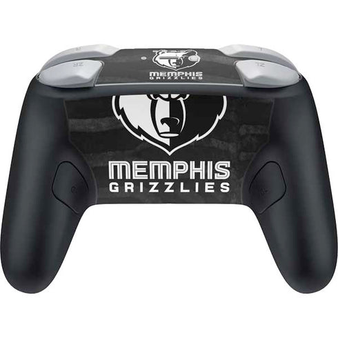 NBA Memphis Grizzlies Black Animal Print Nintendo Switch 2 (2025) Pro Controller Skin