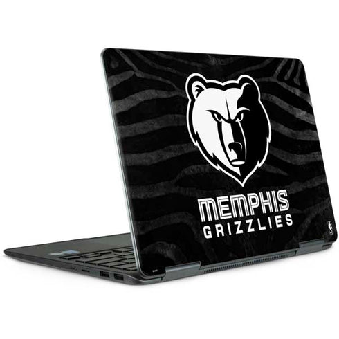 NBA Memphis Grizzlies Black Animal Print Notebook 9 Pro 13in (2017) Skin