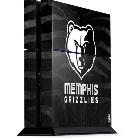 NBA Memphis Grizzlies Black Animal Print PlayStation PS4 Skins
