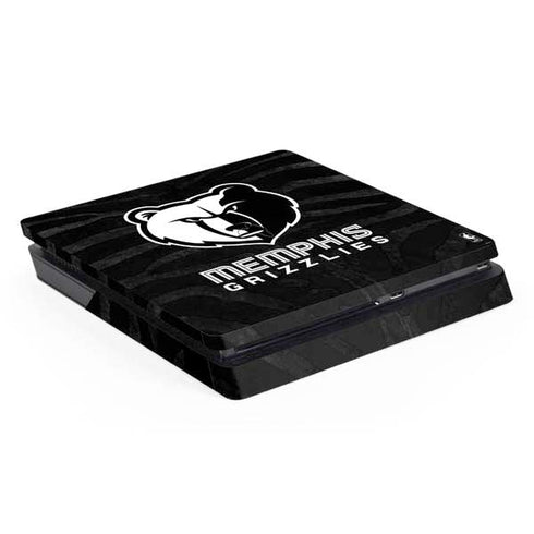 NBA Memphis Grizzlies Black Animal Print PS4 Slim Skin