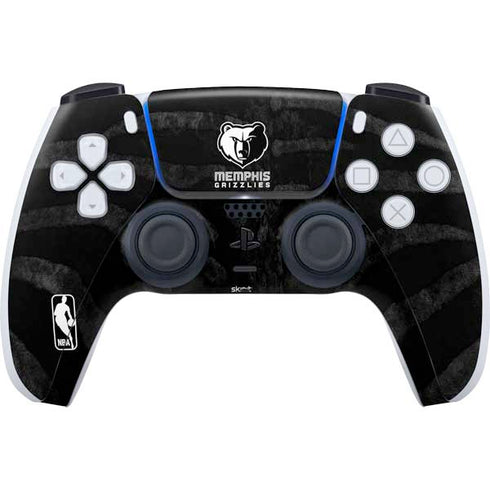 NBA Memphis Grizzlies Black Animal Print PlayStation PS5 Skins