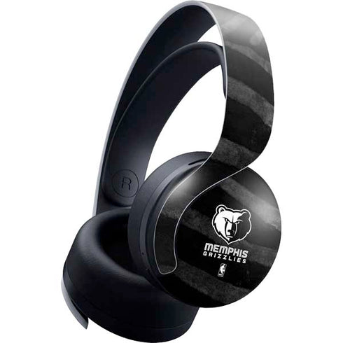 NBA Memphis Grizzlies Black Animal Print PULSE 3D Wireless Headset for PS5 Skin