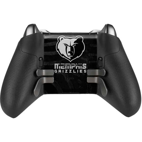 NBA Memphis Grizzlies Black Animal Print Xbox Elite Wireless Controller Series 2 Skin