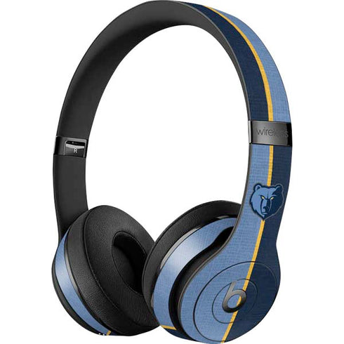 NBA Memphis Grizzlies Canvas Beats Solo 3 Wireless Skin