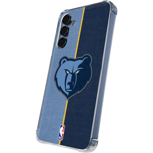 NBA Memphis Grizzlies Canvas Galaxy A35 5G Clear Case
