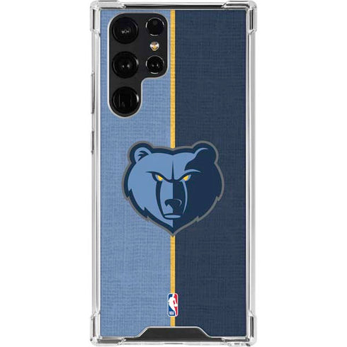 NBA Memphis Grizzlies Canvas Galaxy S23 Ultra Clear Case