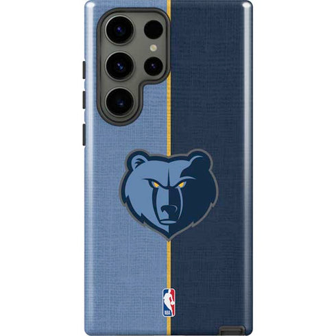 NBA Memphis Grizzlies Canvas Galaxy S23 Ultra Pro Case