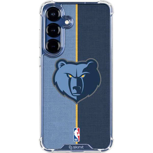 NBA Memphis Grizzlies Canvas Galaxy S25 FE Clear Case