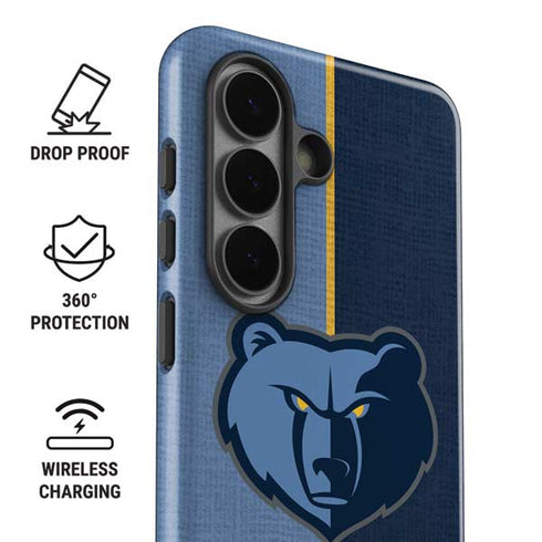 NBA Memphis Grizzlies Canvas Galaxy S26 Impact Case