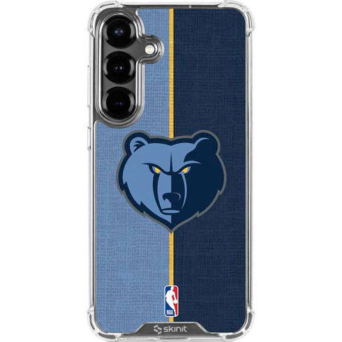 NBA Memphis Grizzlies Canvas Galaxy S26 Plus Clear Case