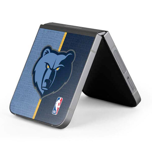 NBA Memphis Grizzlies Canvas Galaxy Z Flip6 Skin