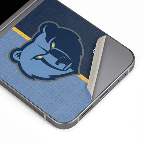 NBA Memphis Grizzlies Canvas Galaxy Z Flip6 Skin