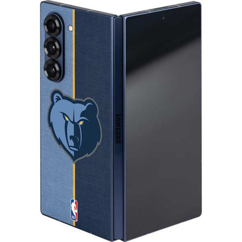 NBA Memphis Grizzlies Canvas Galaxy Z Fold6 Skin