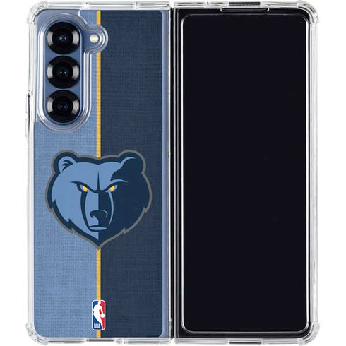 NBA Memphis Grizzlies Canvas Galaxy Z Fold7 Clear Case