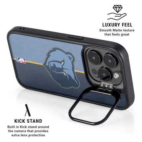 NBA Memphis Grizzlies Canvas iPhone 14 Pro Kickstand Case