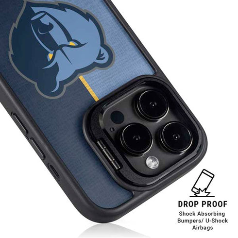 NBA Memphis Grizzlies Canvas iPhone 14 Pro Kickstand Case