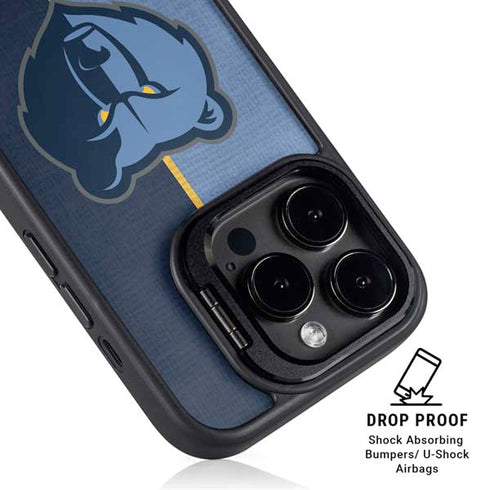 NBA Memphis Grizzlies Canvas iPhone 14 Pro Max Kickstand Case