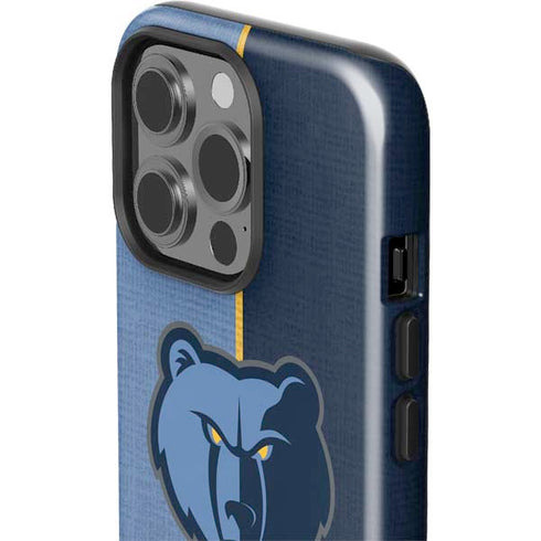 NBA Memphis Grizzlies Canvas iPhone 15 Pro Impact Case