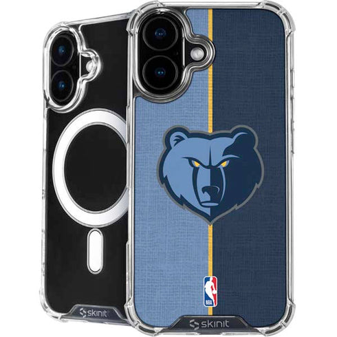 NBA Memphis Grizzlies Canvas iPhone 16 MagSafe Case