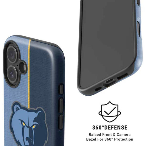 NBA Memphis Grizzlies Canvas iPhone 16 Plus Magsafe Impact Case