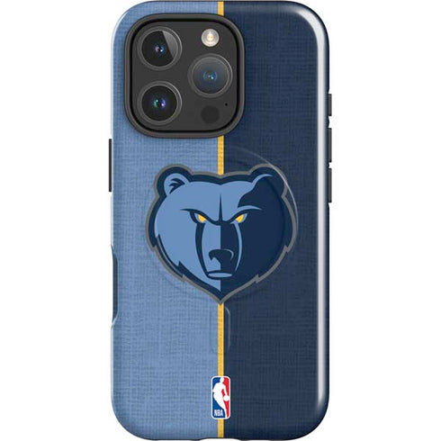 NBA Memphis Grizzlies Canvas iPhone 16 Pro Magsafe Impact Case