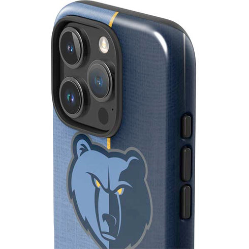 NBA Memphis Grizzlies Canvas iPhone 16 Pro Max Impact Case