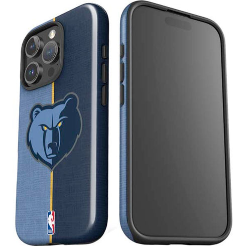 NBA Memphis Grizzlies Canvas iPhone 16 Pro Max Impact Case