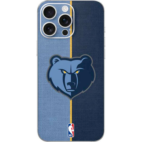 NBA Memphis Grizzlies Canvas iPhone 16 Pro Max Skin
