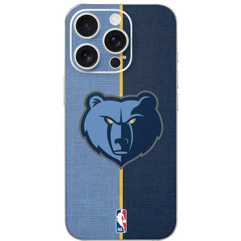 NBA Memphis Grizzlies Canvas iPhone 16 Pro Skin