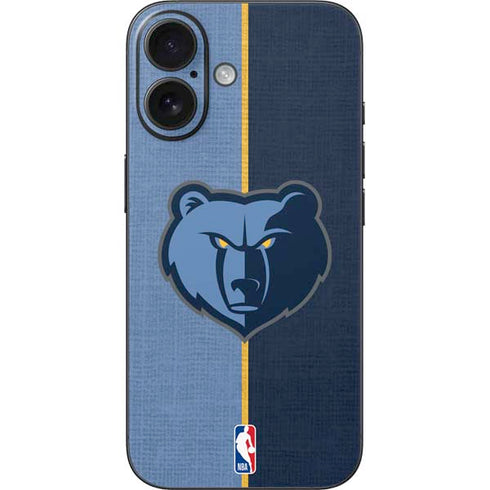 NBA Memphis Grizzlies Canvas iPhone 16 Skin