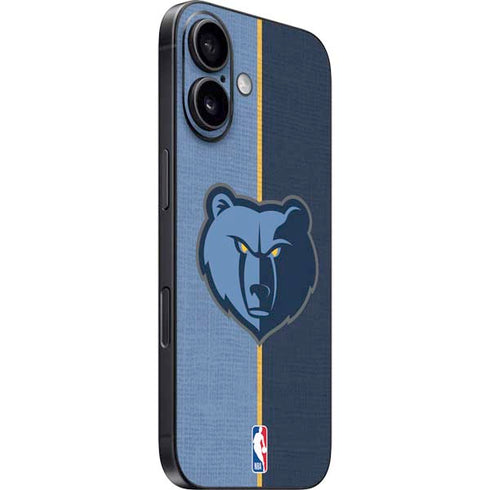 NBA Memphis Grizzlies Canvas iPhone 16 Skin