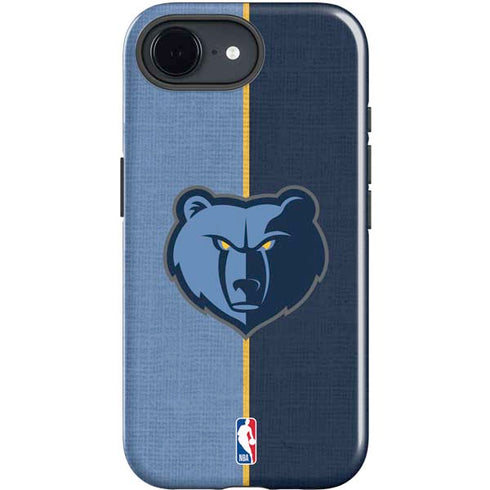 NBA Memphis Grizzlies Canvas iPhone 16e Impact Case