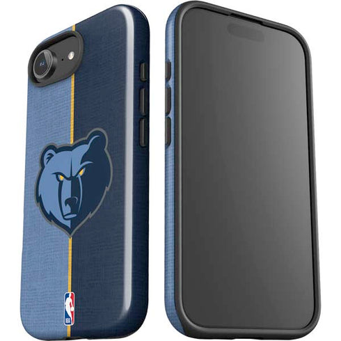 NBA Memphis Grizzlies Canvas iPhone 16e Impact Case