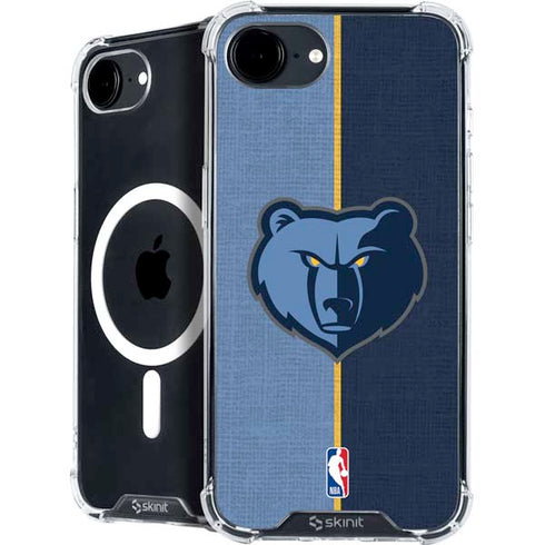 NBA Memphis Grizzlies Canvas iPhone 16e MagSafe Case