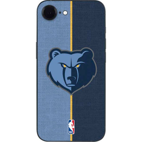 NBA Memphis Grizzlies Canvas iPhone 16e Skin
