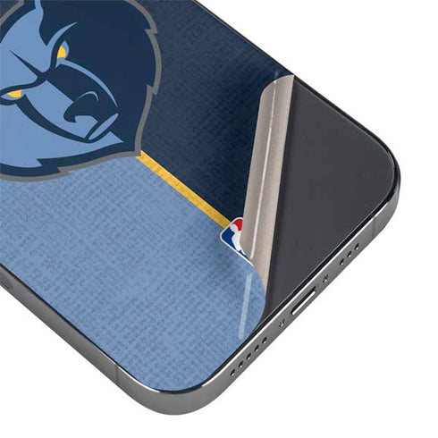 NBA Memphis Grizzlies Canvas iPhone 16e Skin