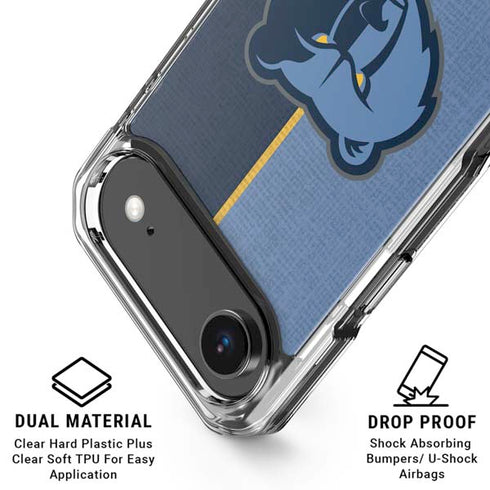 NBA Memphis Grizzlies Canvas iPhone 17 Air Clear Case