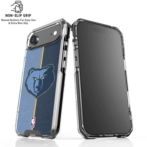 NBA Memphis Grizzlies Canvas iPhone 17 Air Clear Case
