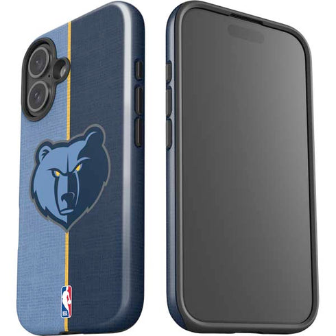 NBA Memphis Grizzlies Canvas iPhone 17 Impact Case