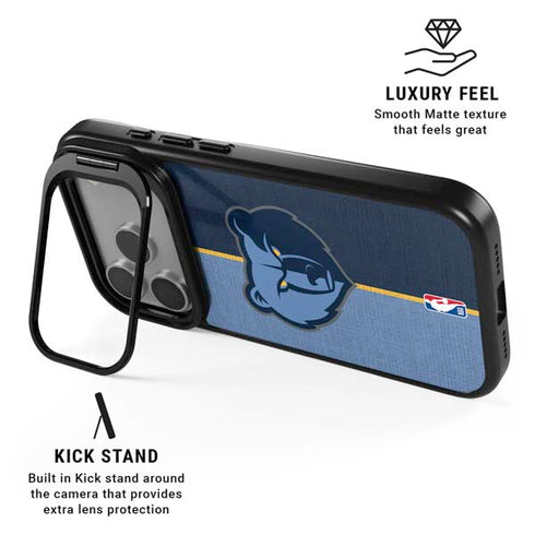 NBA Memphis Grizzlies Canvas iPhone 17 Pro Kickstand Case
