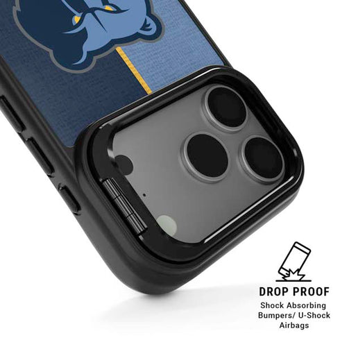 NBA Memphis Grizzlies Canvas iPhone 17 Pro Kickstand Case