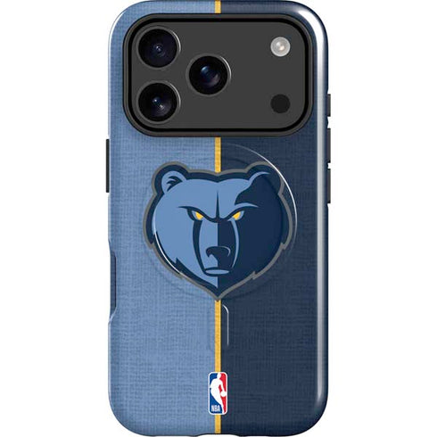 NBA Memphis Grizzlies Canvas iPhone 17 Pro Magsafe Impact Case
