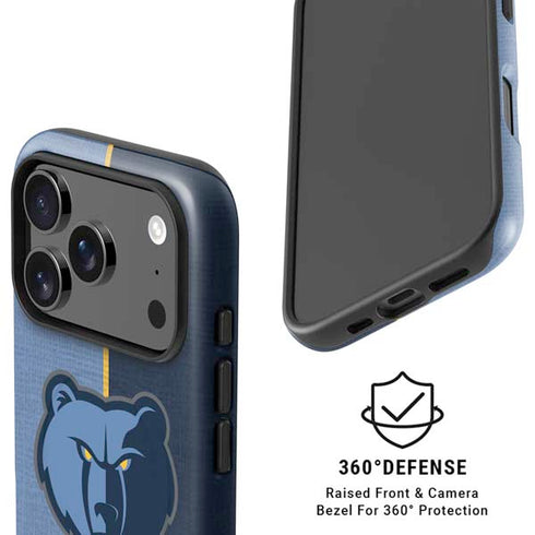 NBA Memphis Grizzlies Canvas iPhone 17 Pro Magsafe Impact Case