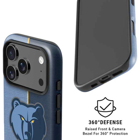 NBA Memphis Grizzlies Canvas iPhone 17 Pro Max Magsafe Impact Case