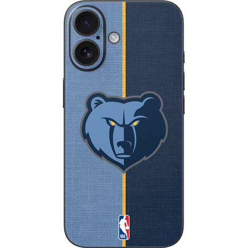 NBA Memphis Grizzlies Canvas iPhone 17 Skin