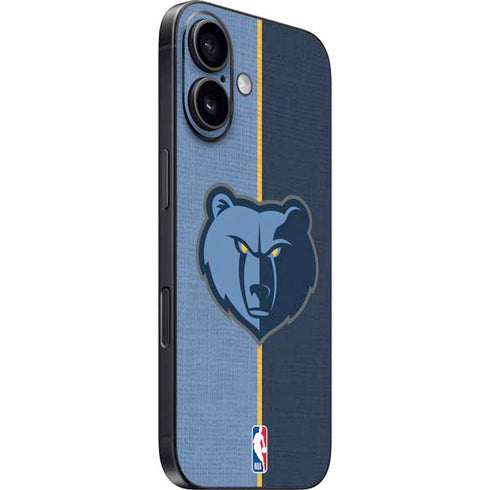 NBA Memphis Grizzlies Canvas iPhone 17 Skin